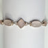 Rose Quartz and Silver Bracelet